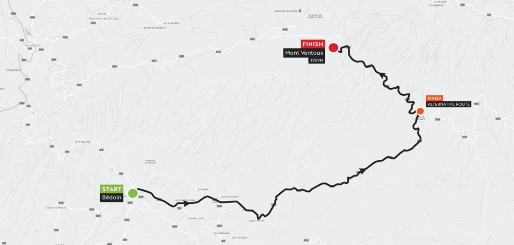 Haute Route Ventoux_stage3_map
