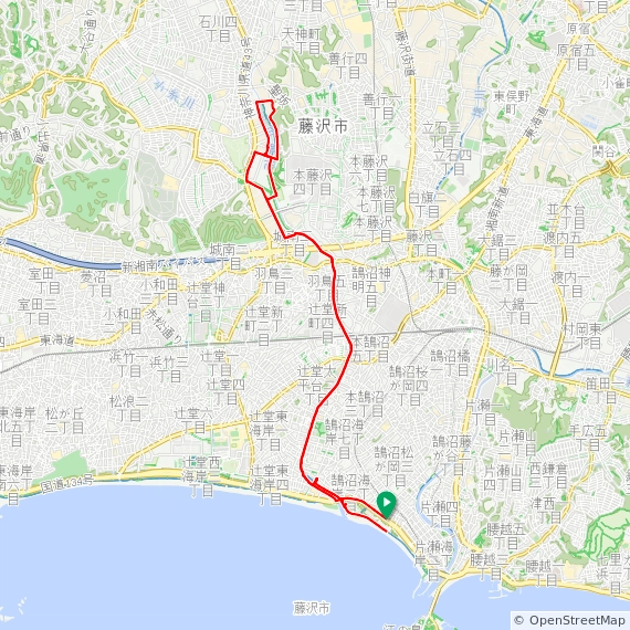 湘南ポタリング体験15km_MAP